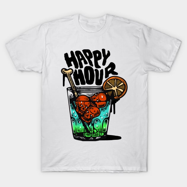 Happy Hour T-Shirt by adriansantana_cruz